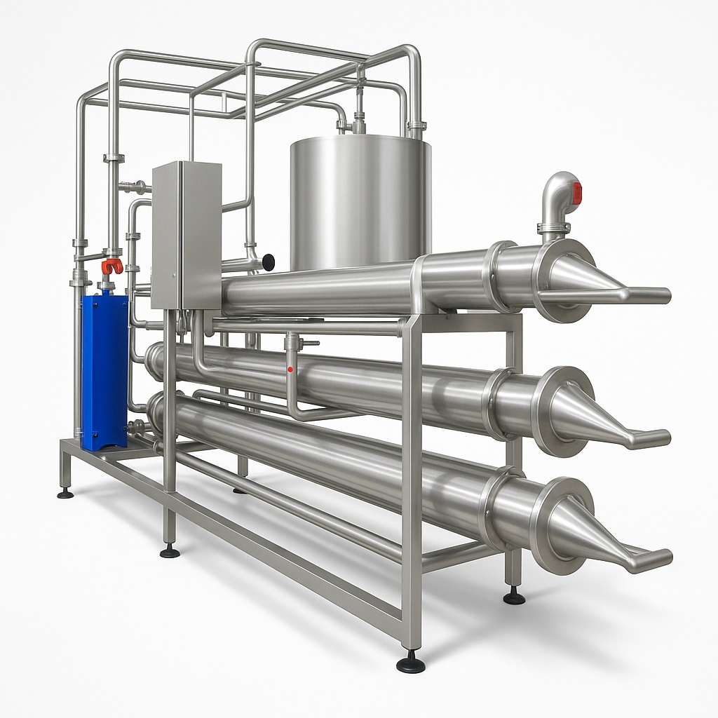 Tube-in-Tube Preheater Pasteurization Equipment