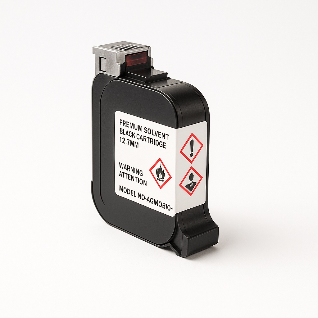 Premium Solvent Black Ink Cartridge 12.7mm, AGMQ810+