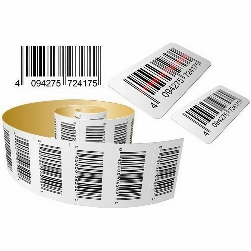 Printed Barcode Label 0.80mm