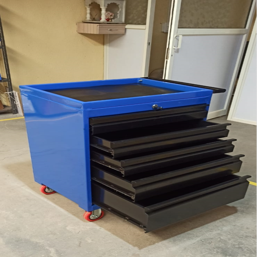 Prisun 5 Drawer Tool Storage Trolley