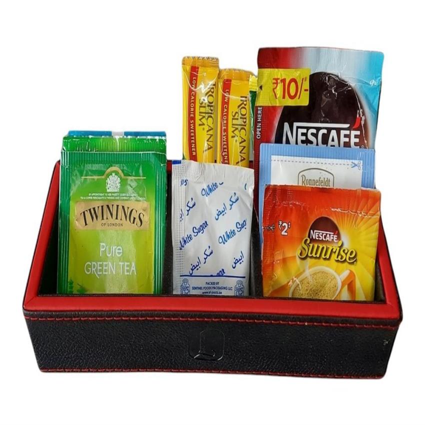 Pu Leather Sachet Holder, Rectangle, 12x6 Inch