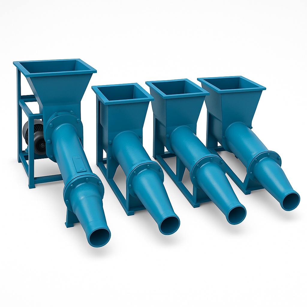 Pug Mill Soil Mixture Machine