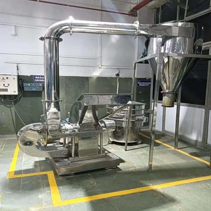 250 kg/hr Stainless Steel Grinding Machine