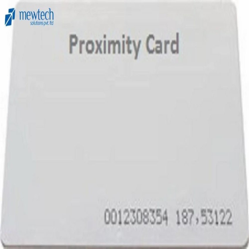 PVC Chip Card Proximity, Single Sided, Rectangular