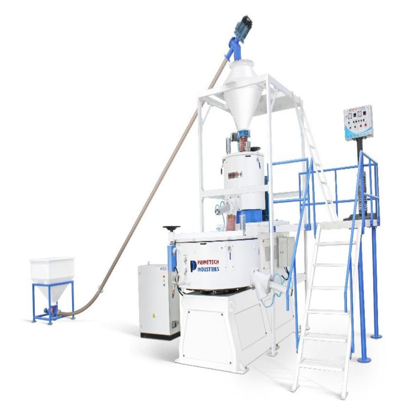 Industrial PVC Compounding Mixer, 400Kg/Hr Capacity