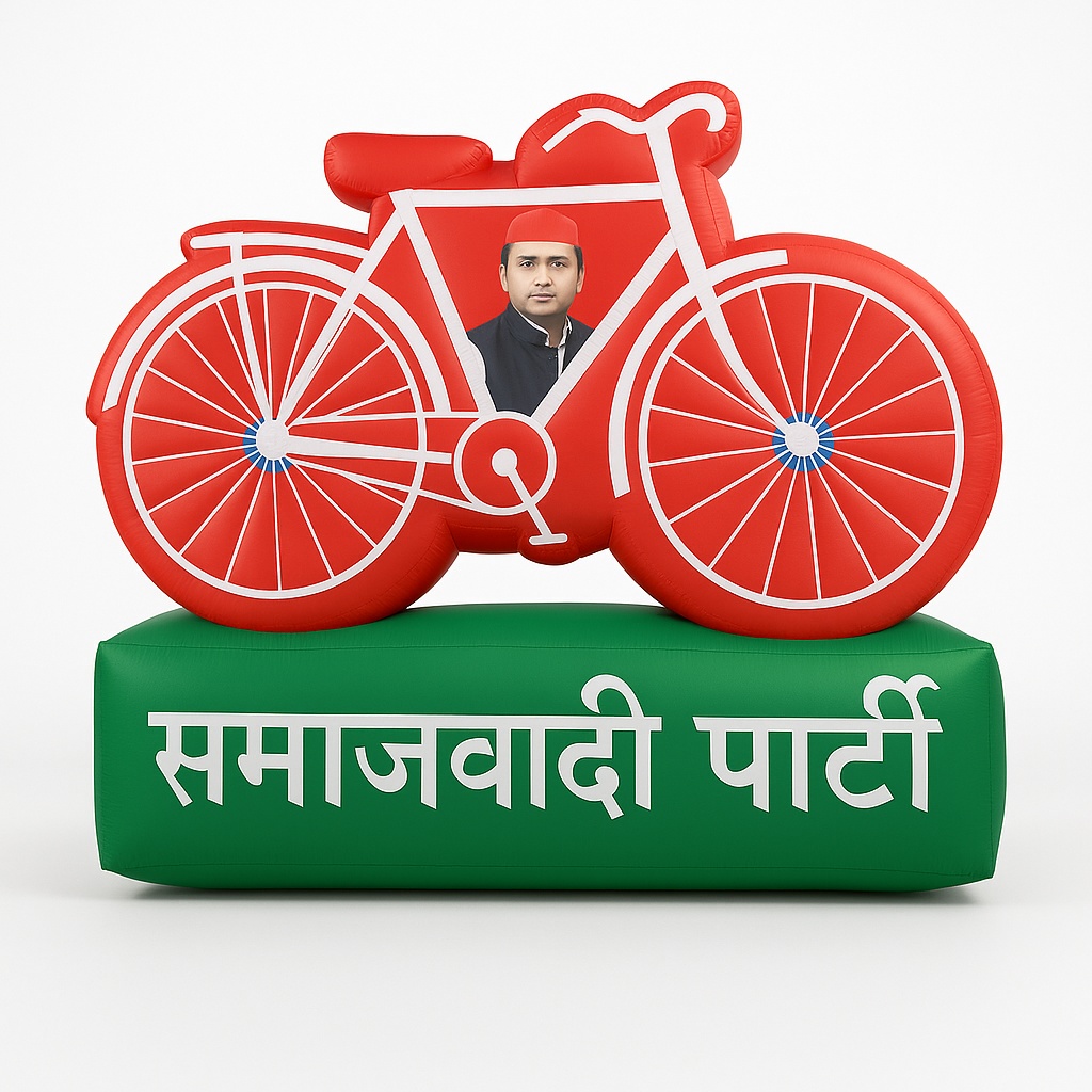 PVC Double Side Coated Digital Printing Inflatable, 10 Feet H