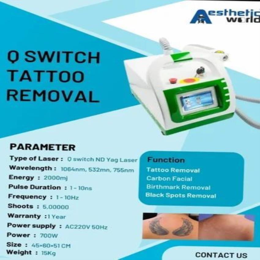 Q Switch Tattoo Removal Equipment