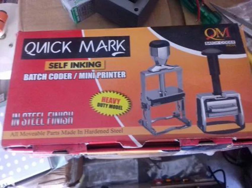 Quick Mark Manual Batch Coding Machine