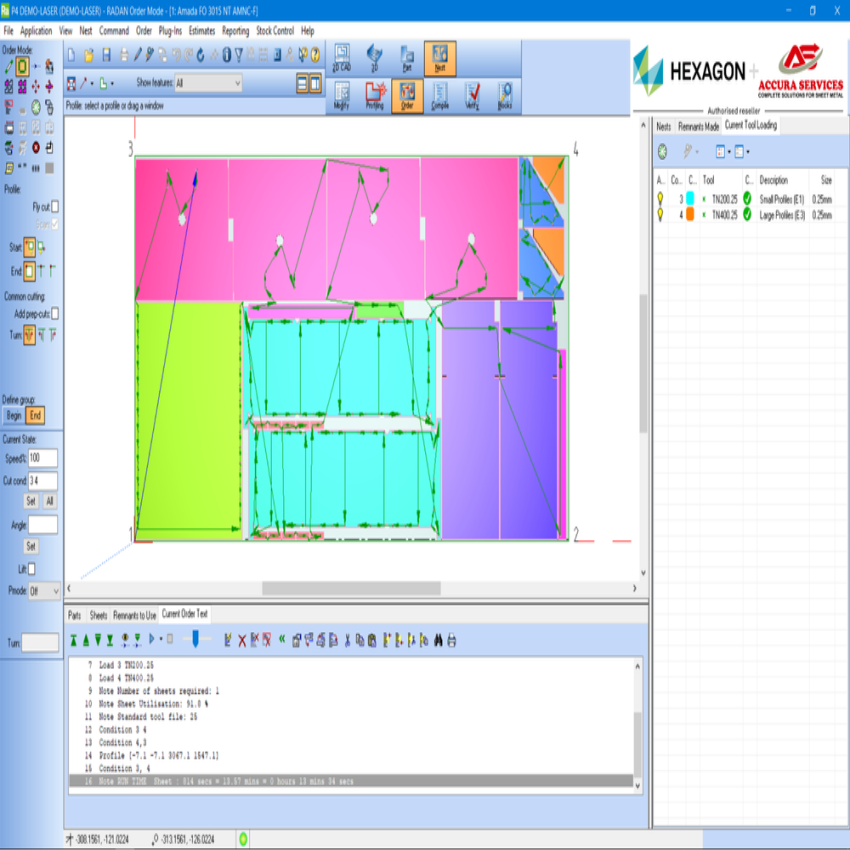 RADAN Radnest Offline Nesting Software