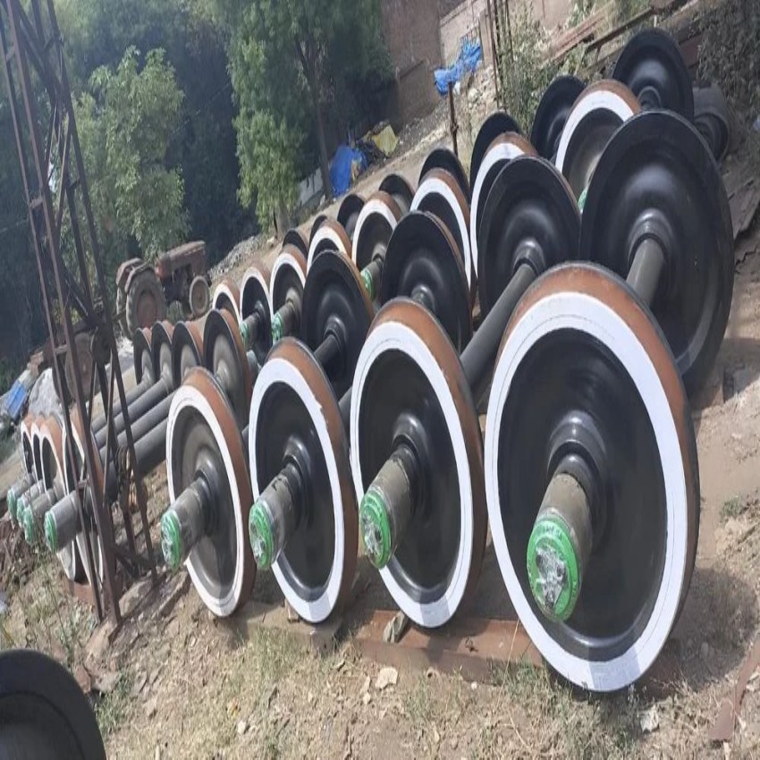 Railway Axle and Wheel