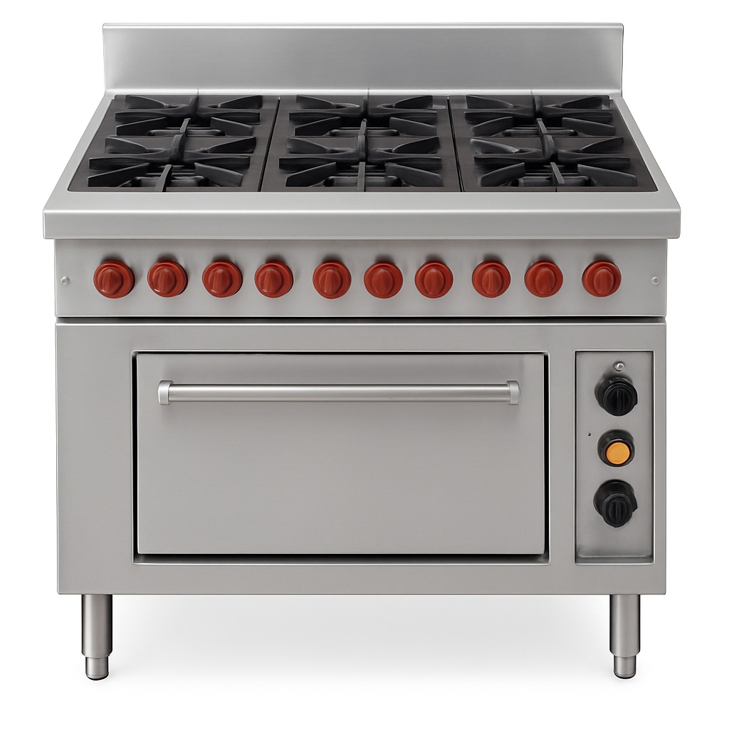 RC 2 Six Burner Commercial Oven