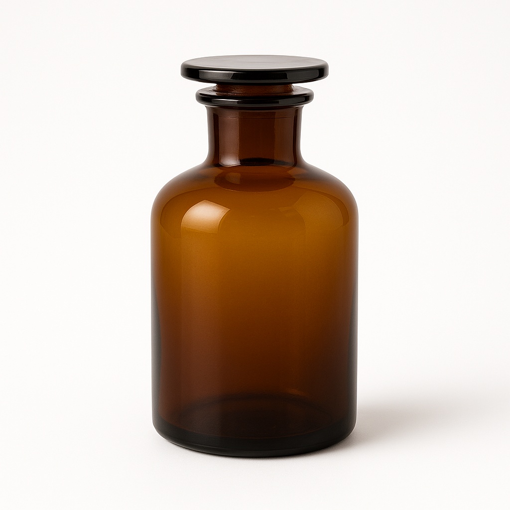 Narrow Mouth Reagent Bottle 500 ML AMBER