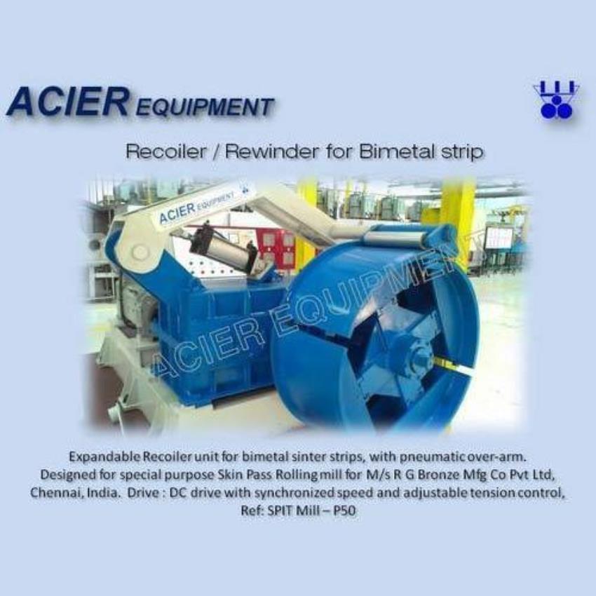 Bimetal Strip Recoiler Machine