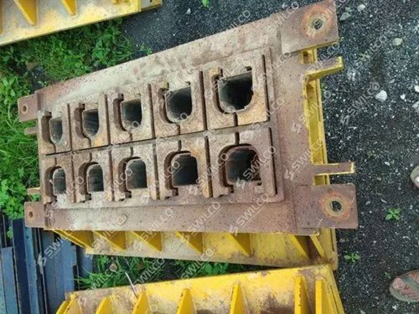 Rectangular Clay Brick Mould, Mild Steel, Industrial, 10x5in