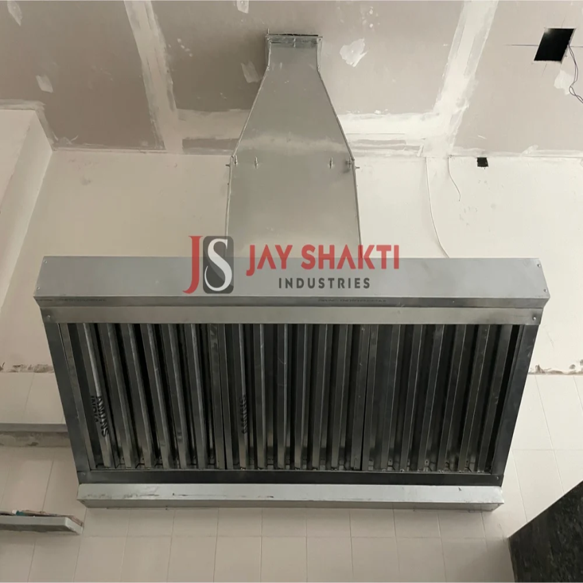 Rectangular Commercial Kitchen Hood, 1400 m3/h