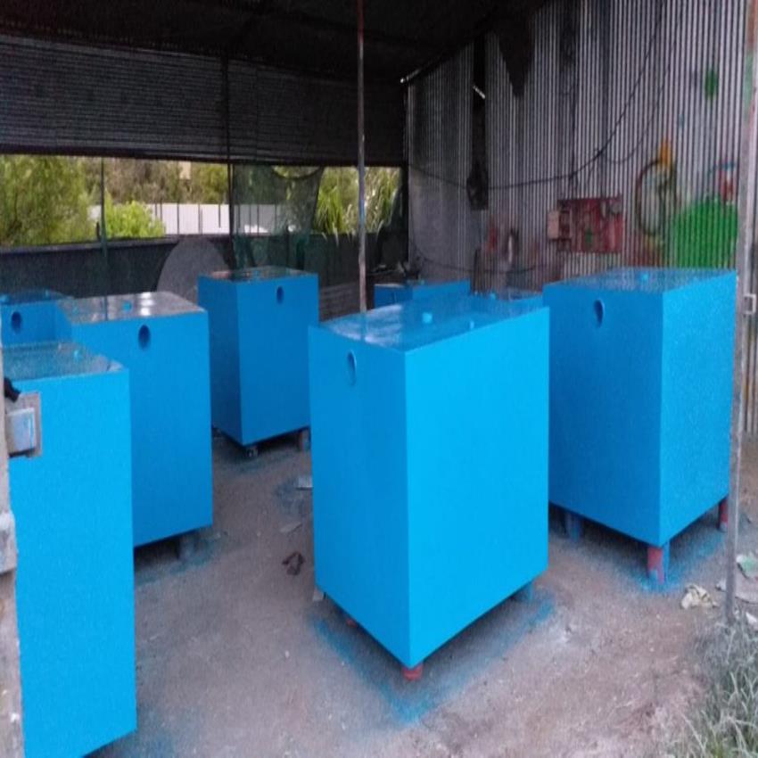 Rectangular Blue 1000Ltr FRP Bio Digester Equipment