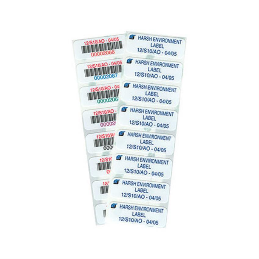 Rectangular Chemical Resistant Label