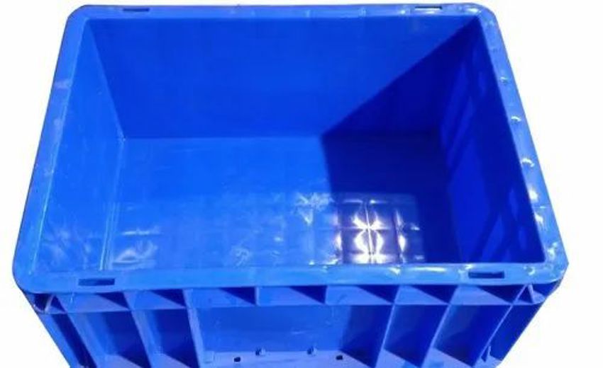 Rectangular Plastic Jumbo Storage Crate, 650X450X315mm, 20 Liter