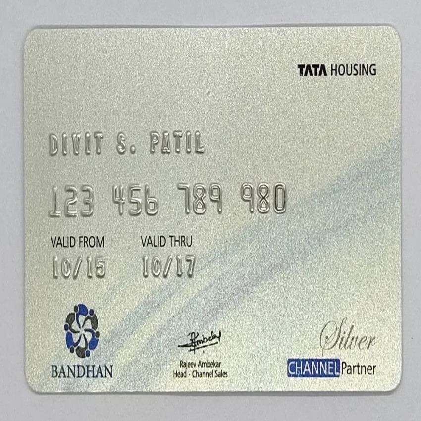 Rectangular PVC Loyalty Cards