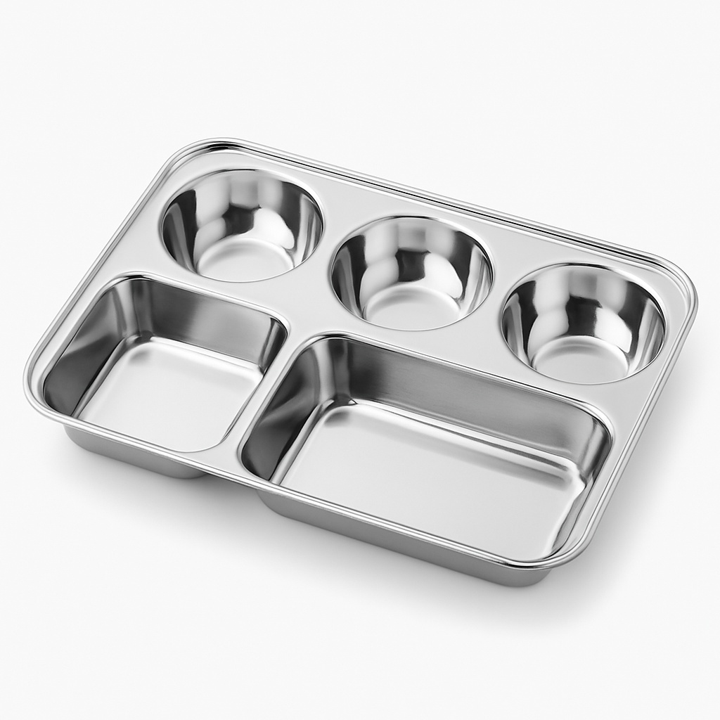 Rectangular SS Canteen Plates