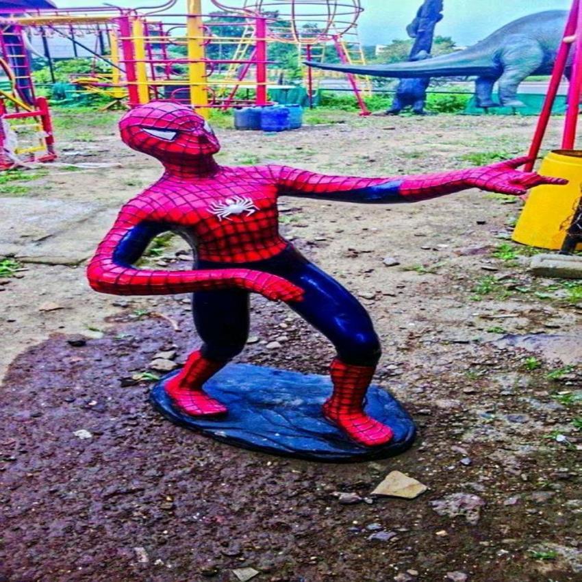 FRP Spiderman Statue - Exterior