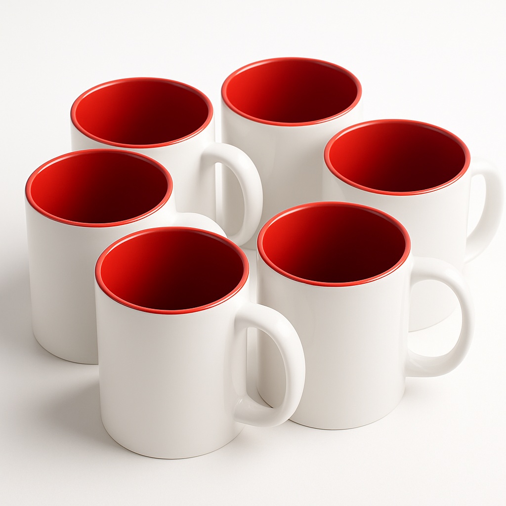 Red Inner Color Ceramic Mug