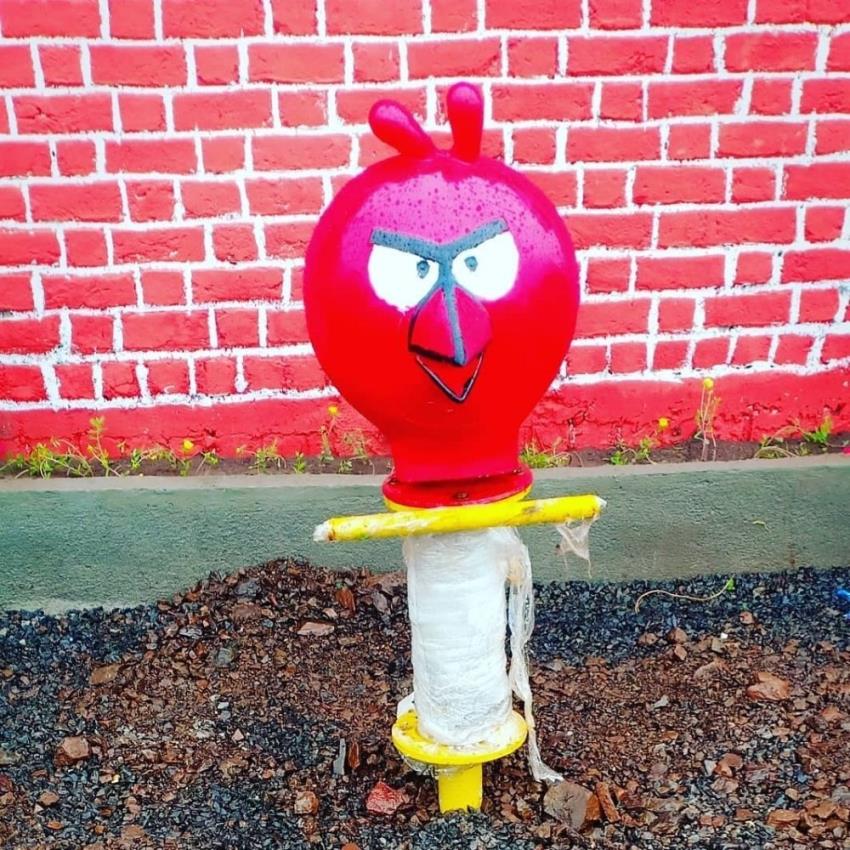 Red FRP Kids Play Rider, 4-6 Yrs