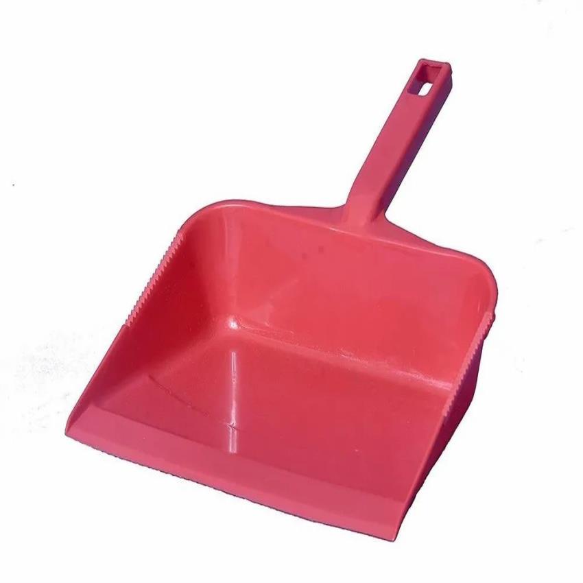 Red Plastic Home Dust Pan