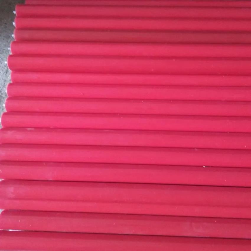 Red PU Coated Industrial Rollers