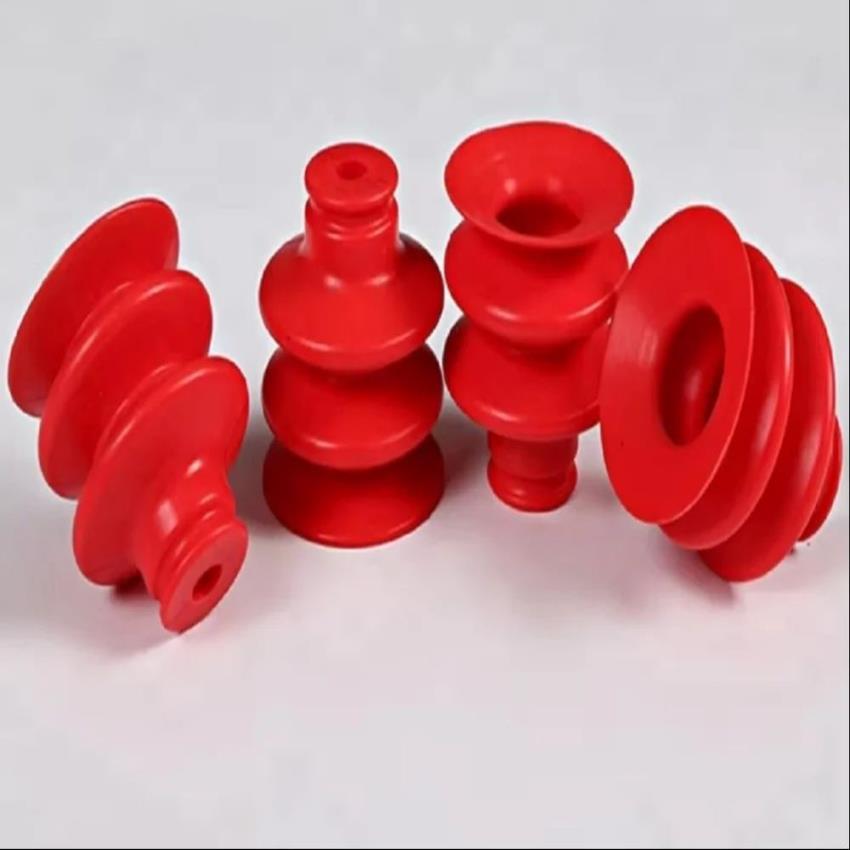 Red Silicone Rubber Suction Pad