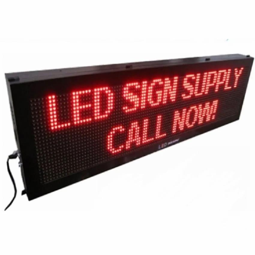 Red Wall Mount LED Advertisement Board