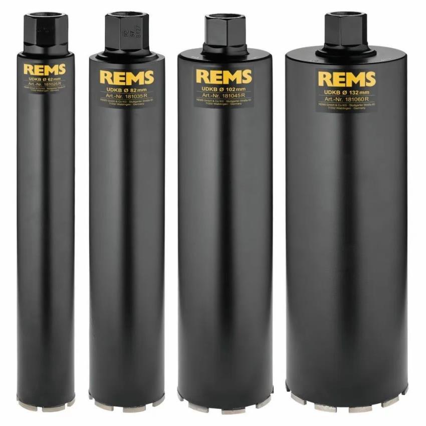 REMS Diamond Core Bits Set, 32-300mm