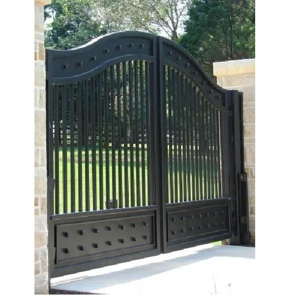 Paint Coated Residential Iron Swing Gate