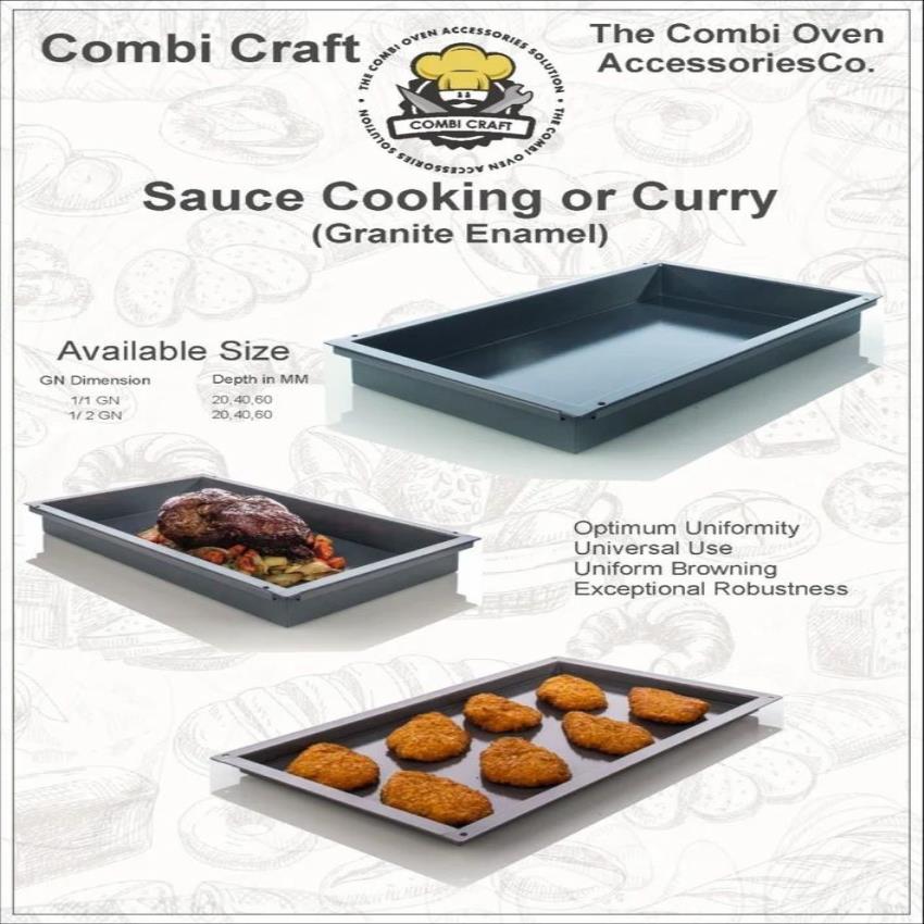 Restaurant Black Curry Cooking Pan