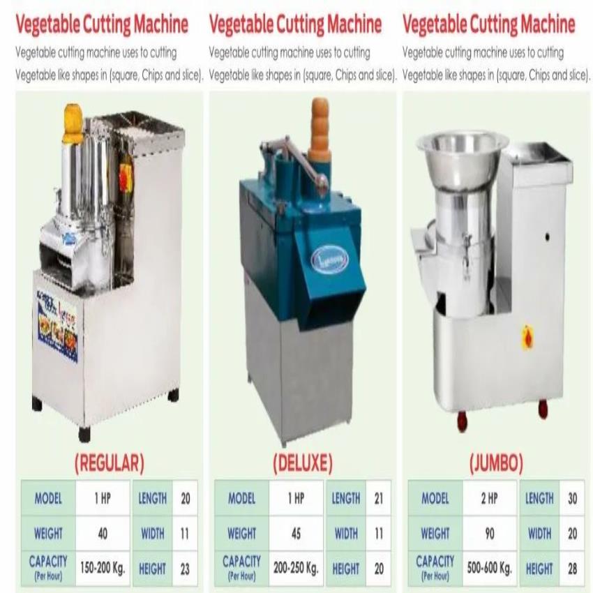 Restaurant SS Vegetable Cutting Machine
