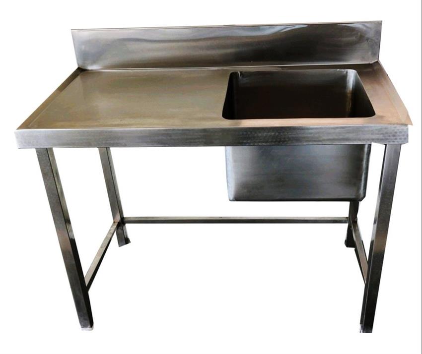 Restaurant Stainless Steel Sink Work Table