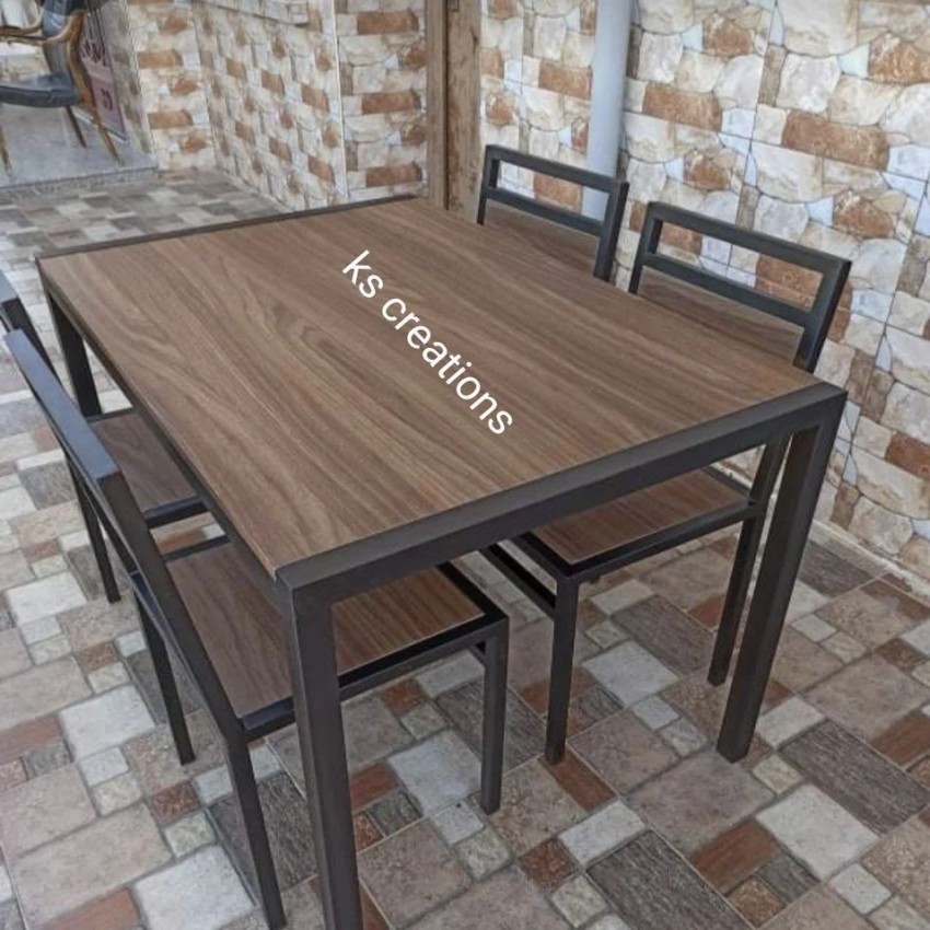Mild Steel Restaurant Table and Chair Set