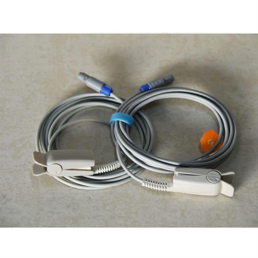 Reusable Grey SpO2 Blood Oxygen Sensor Probe
