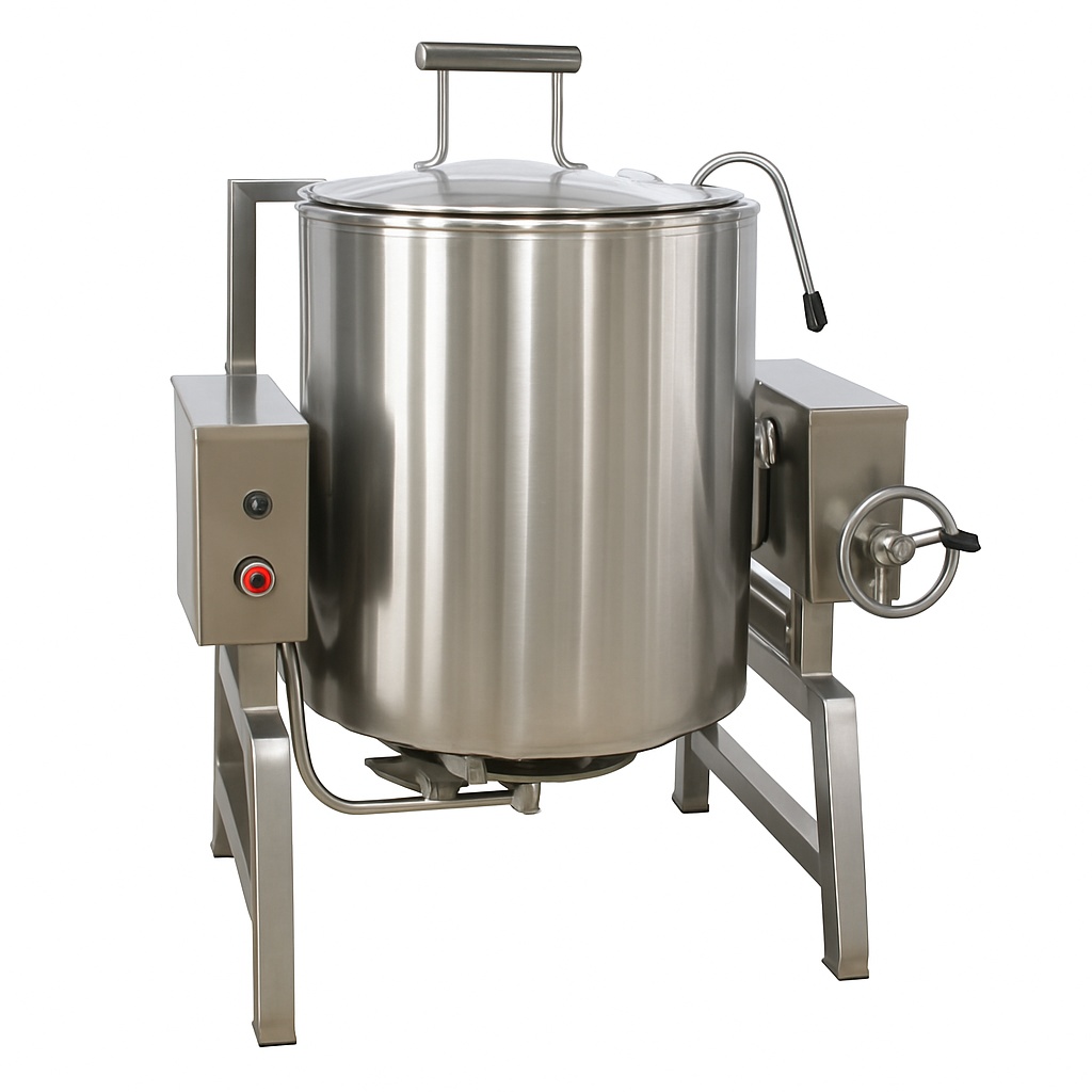 Rice Boiler Tilting Bulk Machine