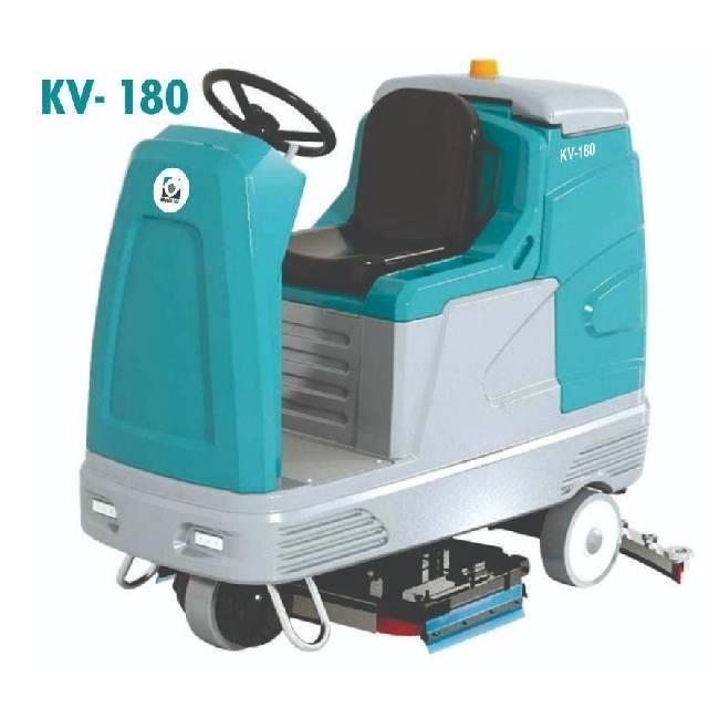 Ride on Scrubber Machine Double Brush, 165L Tank, Model KV 180
