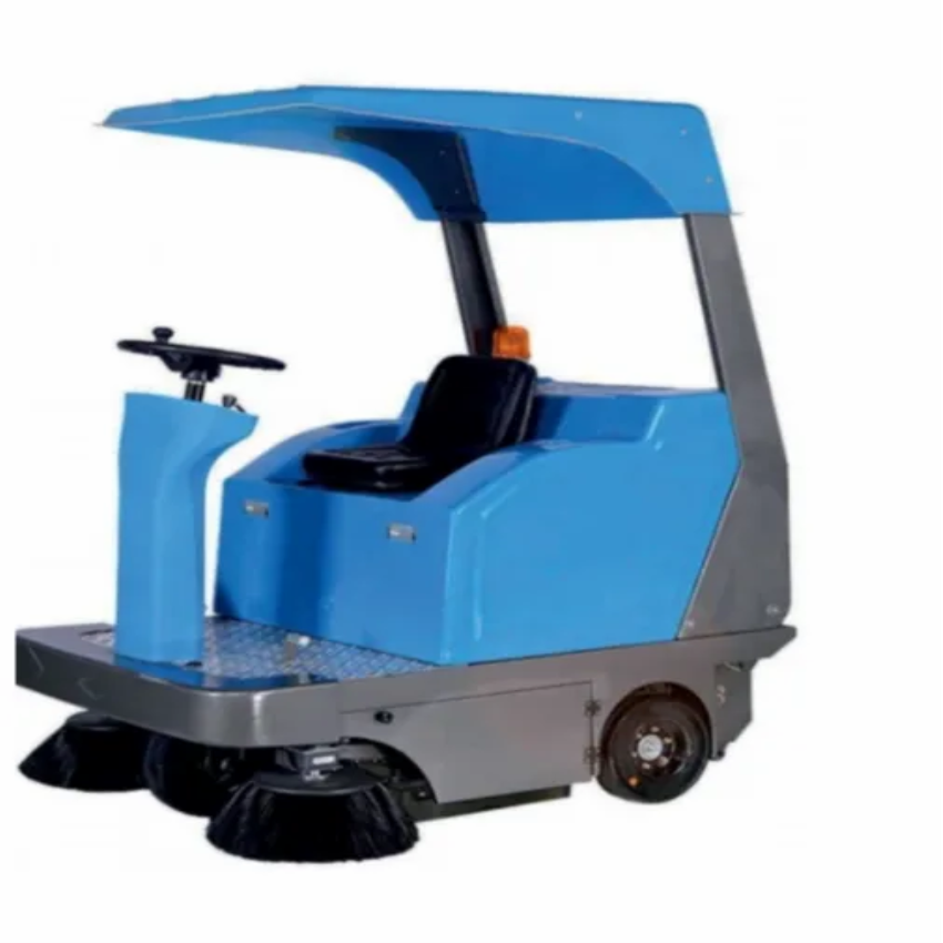 Ride-On Sweeping Machine, 1100W, 17-inch Brush