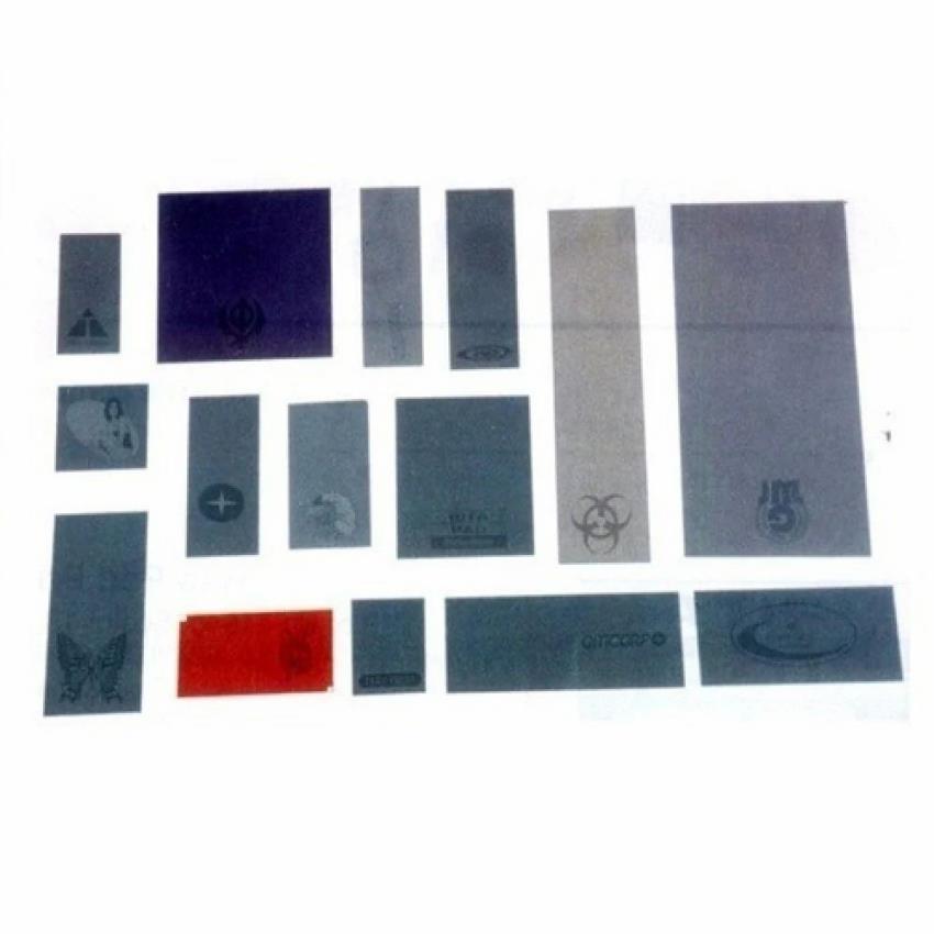 Pad Printing Cliche Plates, Boxed