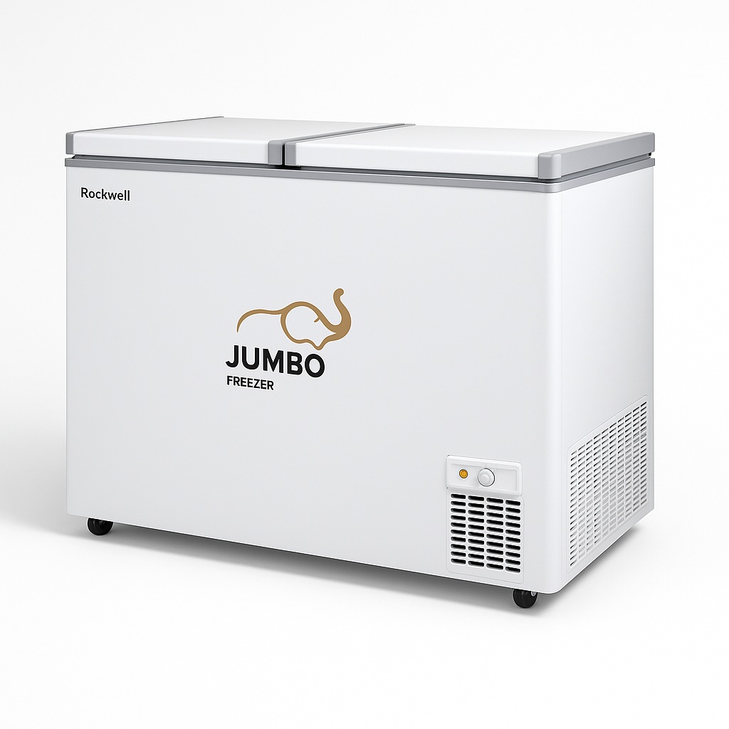 Rockwell 350DDU Hard Top Deep Freezer, Capacity: 295L