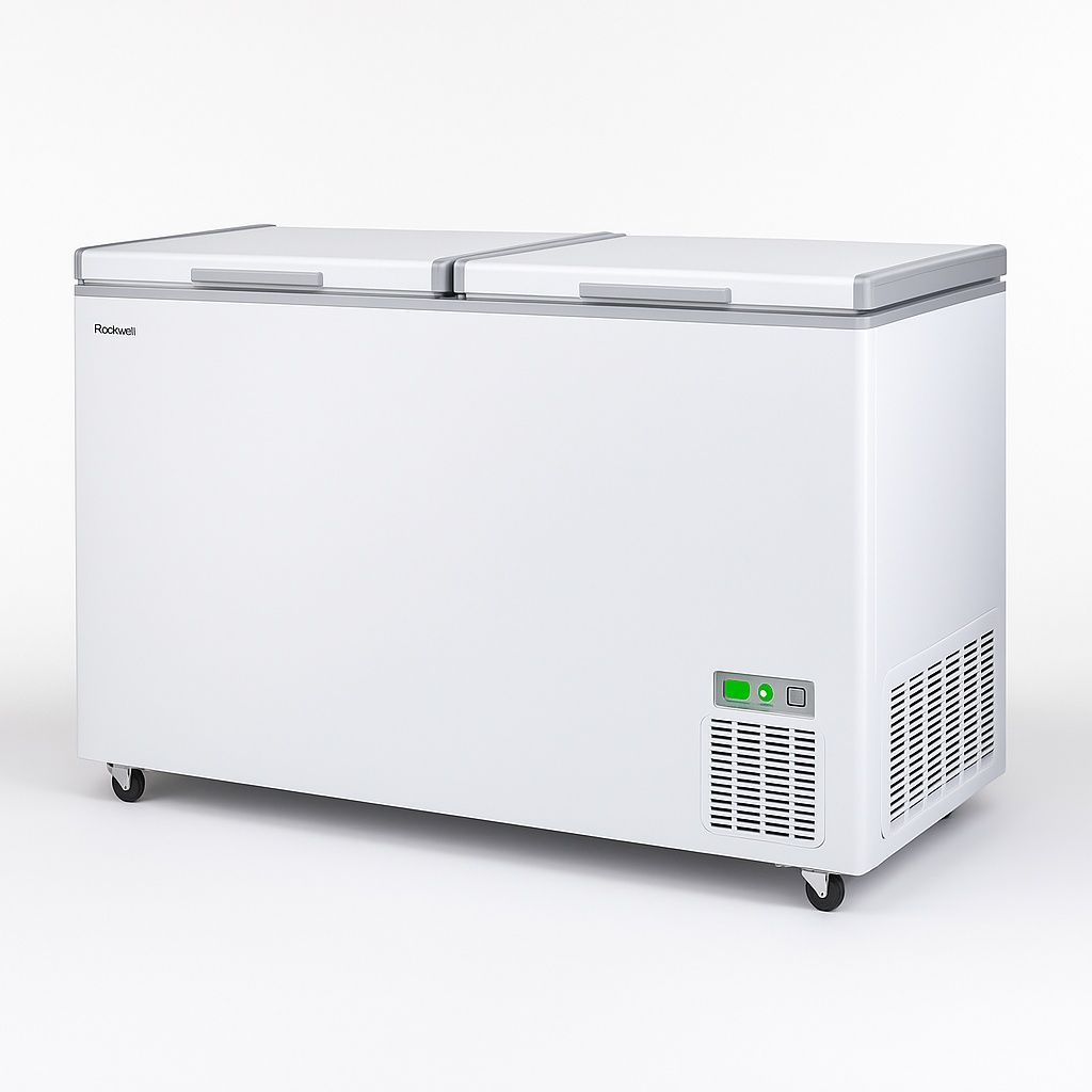 Rockwell 450DDU Hard Top Deep Freezer, Capacity: 390L
