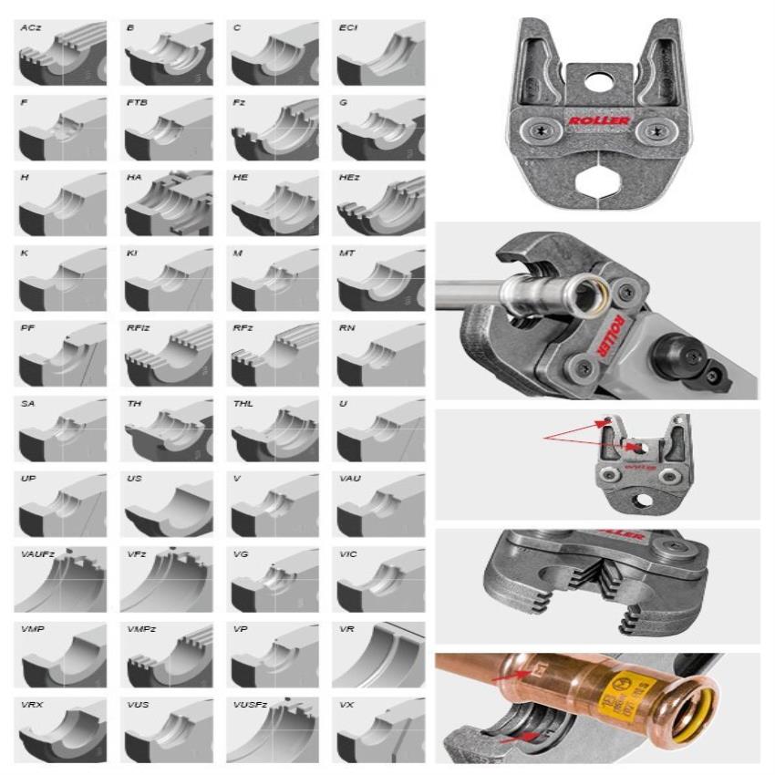 Radial Press Tongs for Rollers