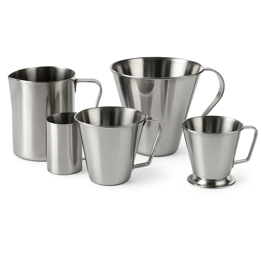Round Stainless Steel Measuring Cup