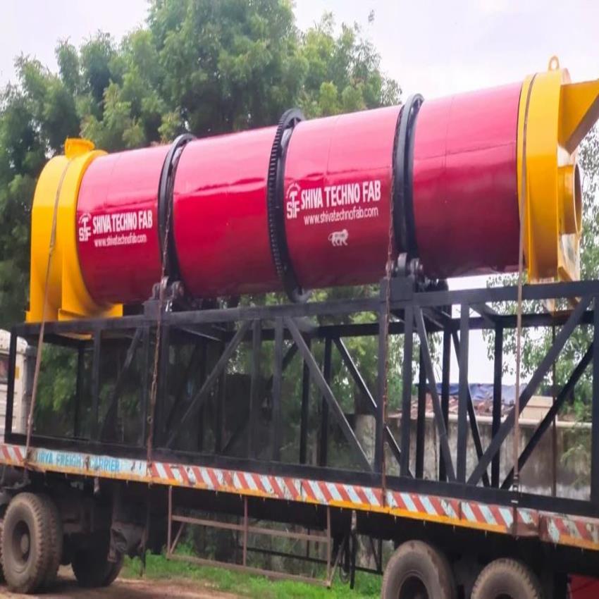 Rotary Drum Sawdust Dryer Machine