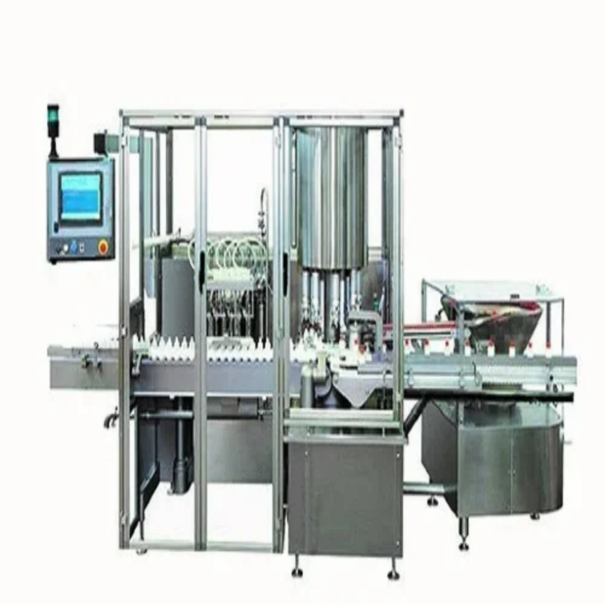 Rotary Vial Filling and Stoppering Machine