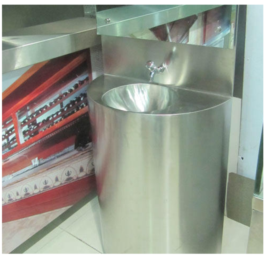 Round Pedestal Plain Wash Hand Sink