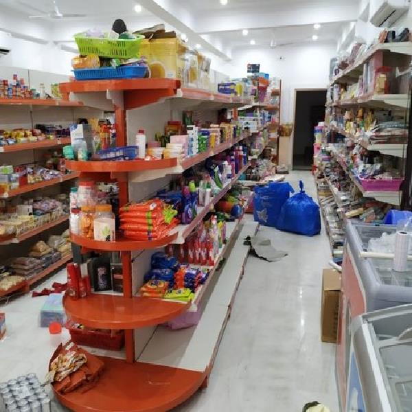 Circular Metal Display Unit